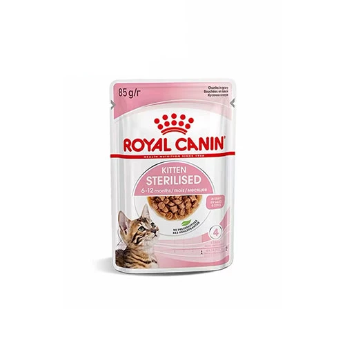 Royal Canin Pouch Kitten Sterilised Gravy Yavru Kedi Konservesi 12 Adet 85 Gr