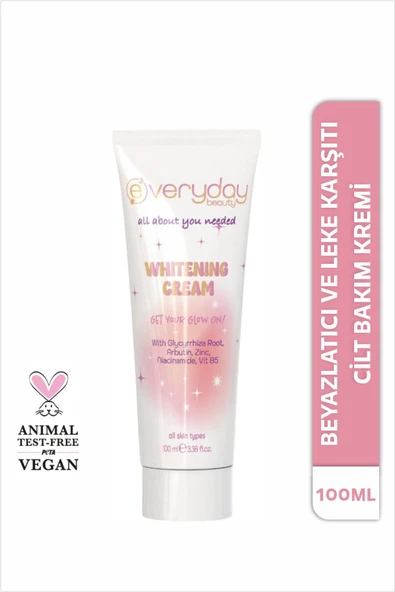 Everyday Beauty Yüz Vücut Kremi Leke Karşıtı Ve Beyazlatıcı 100Ml