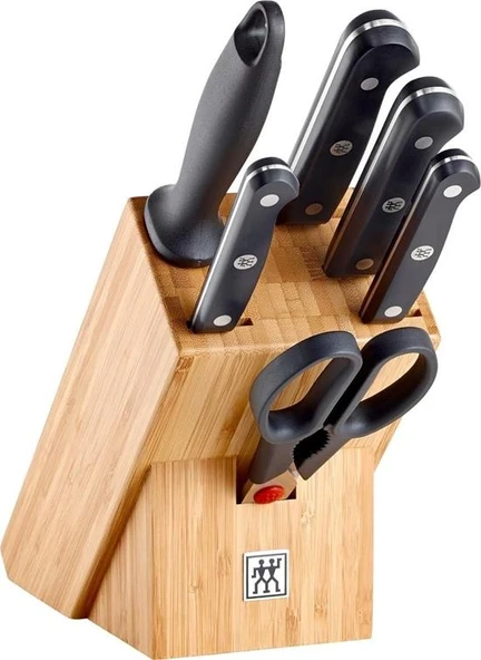 Zwilling Gourmet 361310020 7 Parça Bambu Bloklu Bıçak Seti