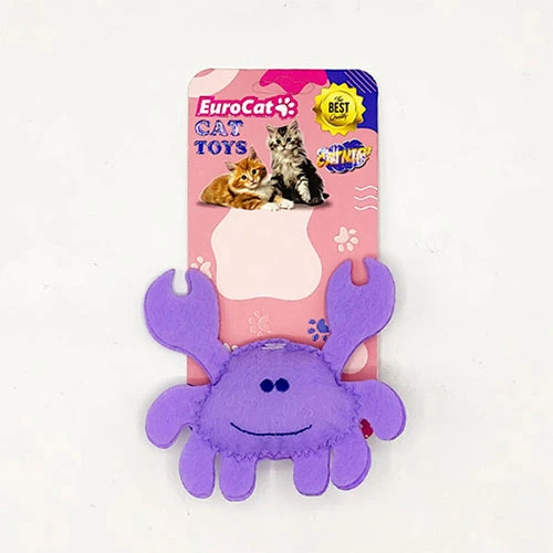 EuroCat Toys Peluş Yengeç Kedi Oyuncağı
