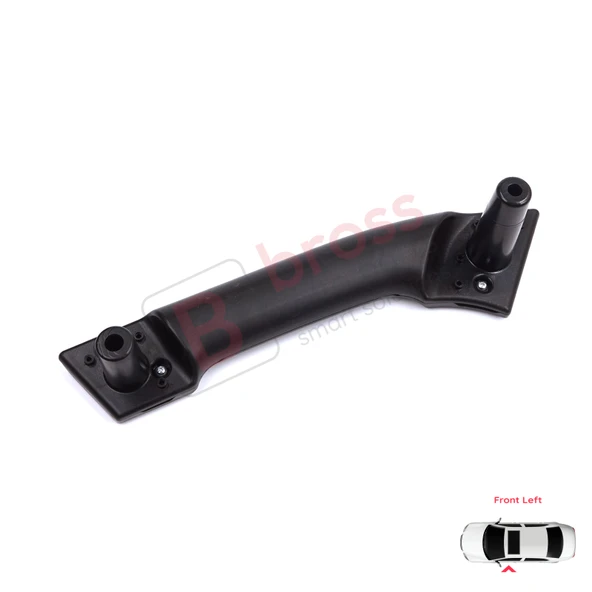 Renault Master 3 Nissan NV400 Interstar Opel Movano B İçin Ön Sol İç Kapı Kolçak Çekme Kolu Siyah - Resim 2