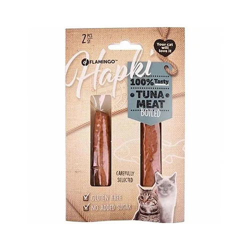 Flamingo Hapki Pişirilmiş Ton Balıklı Kedi Ödül Maması 2'li 35 Gr