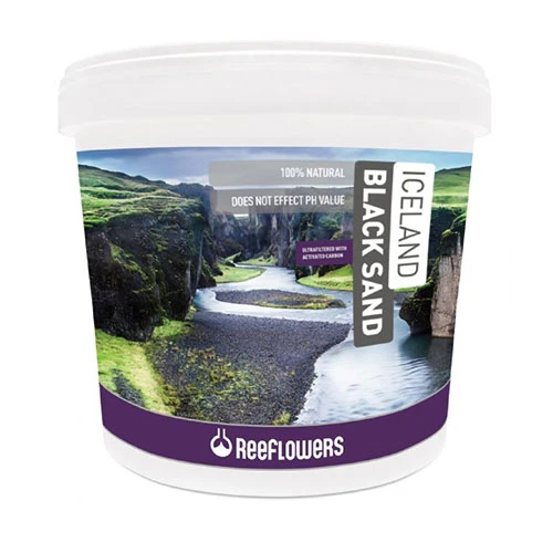 Reeflowers Iceland Black Sand Akvaryum Kumu 3-5 Mm 25 Kg