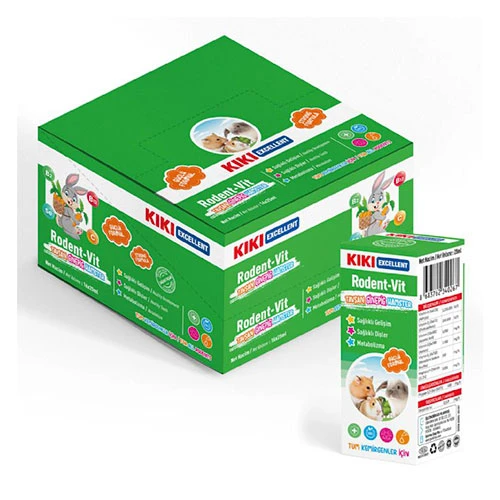 Kiki Excellent Kemirgen Tavşan Hamster Vitamin Desteği 25 Ml
