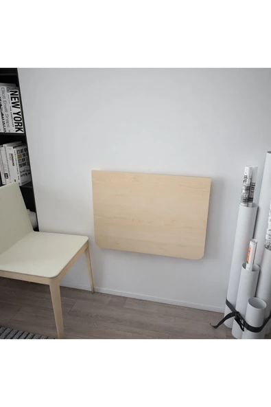 Dmm-16 Duvara Monte Masa Çalışma Yemek Masası Duvardan Açılan Montaj Monteli Masa - Resim 2