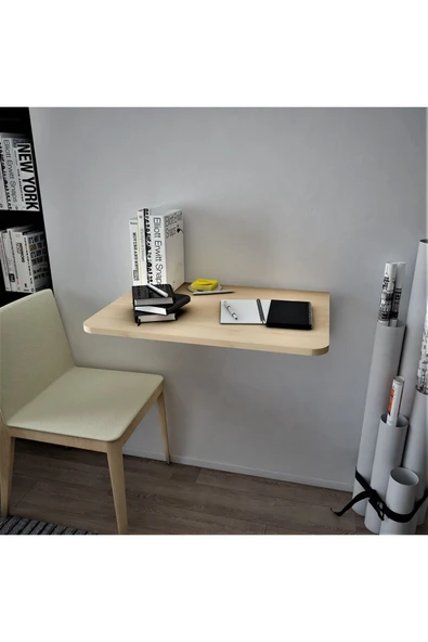 Dmm-16 Duvara Monte Masa Çalışma Yemek Masası Duvardan Açılan Montaj Monteli Masa ürün görseli