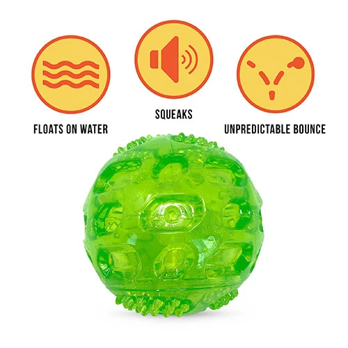 Hyper Pet Dura Squeaks Dayanıklı Köpek Oyun Topu 8,9x8,9x8,9 Cm