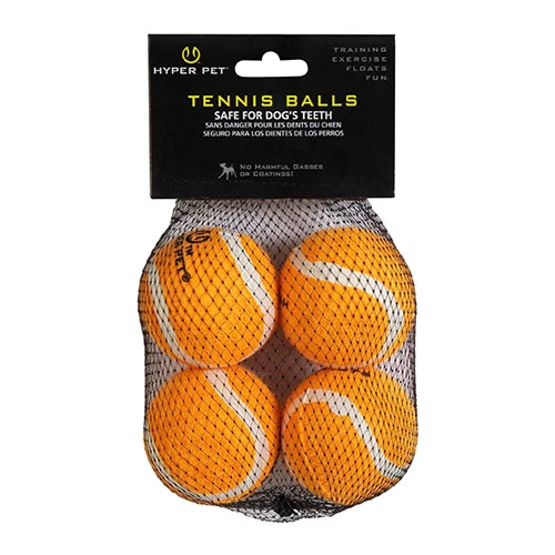 Hyper Pet 4'lü Turuncu Tenis Topu Orta Boy 6,5 Cm