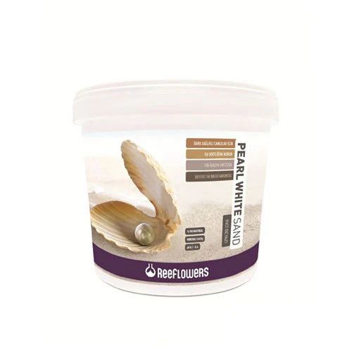 Reeflowers Pearl White Sand Kalsiyum Karbonatlı Akvaryum Kumu 0,5-1 Mm 25 Kg