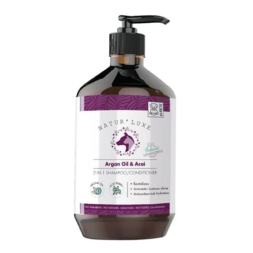 M-Pets Naturluxe Argan Yağı ve Açai Özlü Köpek Şampuanı 500 Ml