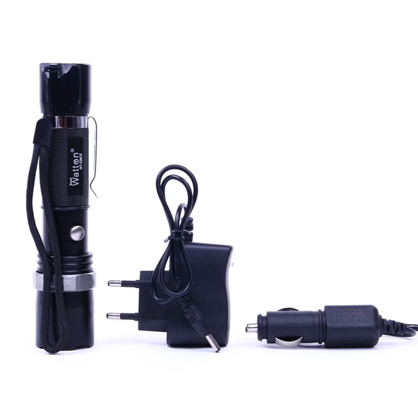 Zoomlu Şarjlı El Feneri En Uygun Fiyata  Wt-038 - 3