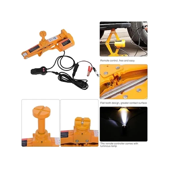 Rico Elektrikli Kriko 12v 2ton Rc6035 - 2