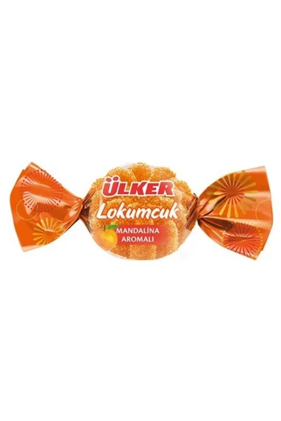 Ülker Lokumcuk Mandalina Aromalı Yumuşak Şekerleme 1000 Gr ürün görseli