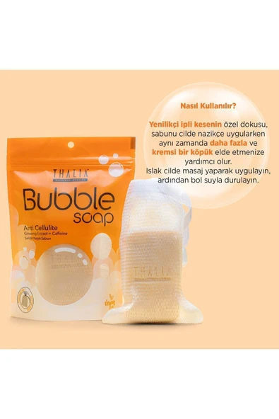Thalia Selülit Gidermeye Yardımcı Ginseng & Caffeine Özlü Lifli Sabun 140gr - 4