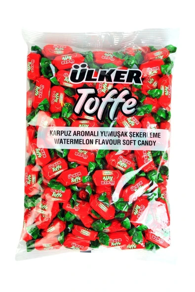 Ülker Toffe Karpuz Aromalı Yumuşak Şeker 1000 Gr