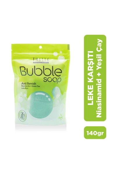 Thalia Leke Gidermeye & Canlandırmaya Yardımcı Niacinamide ve Yeşil Çay Özlü Lifli Sabun 140gr