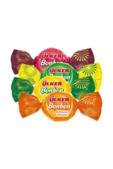 Ülker Bonbon Çilek,limon;elma, Ve Portakal Aromalı Şekerlemeler 1000 g ürün görseli 1