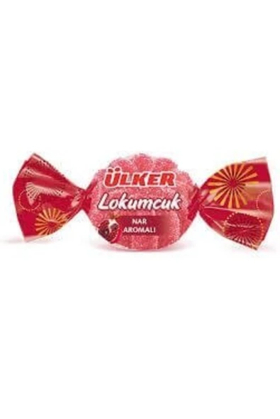Ülker Lokumcuk Nar Aromalı Yumuşak Şeker 1 kg 5 Adet ürün görseli 1