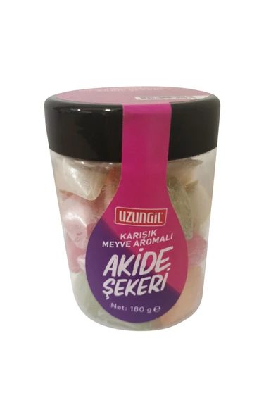 Uzungil Karışık Meyve Aromalı Akide Şekeri 180 G ( 1 ADET ) - 2