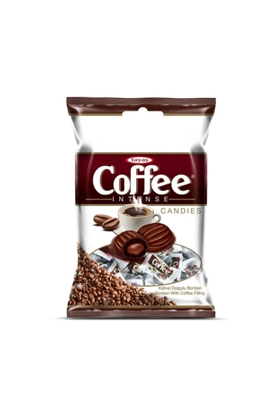 TAYAŞ Coffee Intense - Kahve Dolgulu Bonbon Şeker 500 Gr.