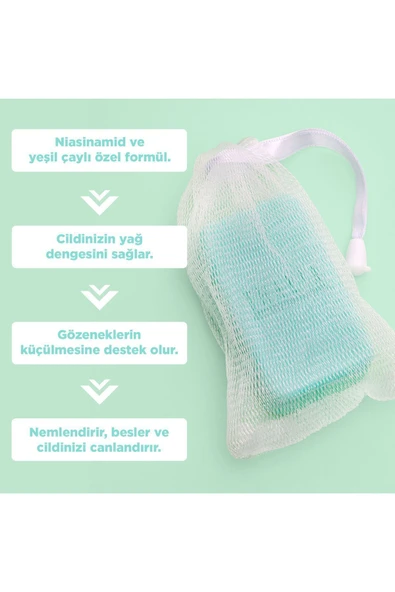 Thalia Leke Gidermeye & Canlandırmaya Yardımcı Niacinamide ve Yeşil Çay Özlü Lifli Sabun 140gr - 2