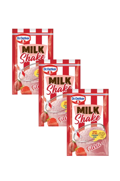 Dr. Oetker Dr Oetker Çilekli Milkshake 3'lü ürün görseli