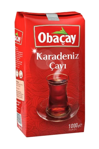 Obaçay Oba Çay Karadeniz Çayı 1000 Gr X 2 PAKET = 2000 Gr - 2