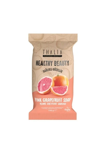 Thalia Kırışıklık Önleyici Healthy&beauty Pembe Greyfurt Özlü Doğal Katı Sabun - 100 gr