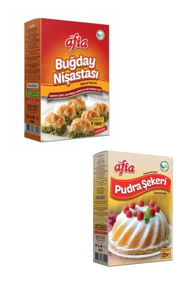 Afia Pudra Şekeri + Buğday Nişastası