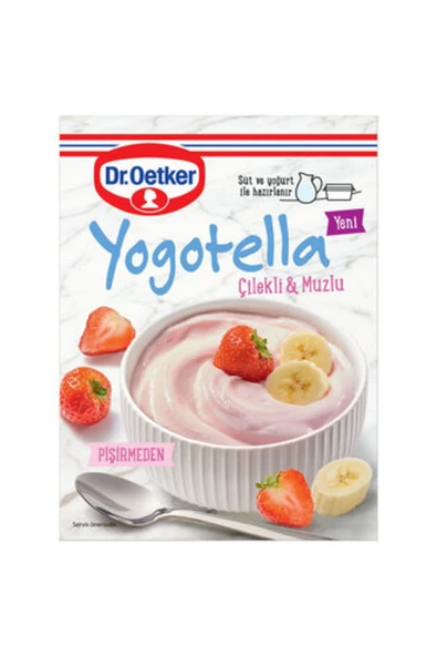Dr. Oetker Dr.Oetker Yogotella Çilekli & Muzlu 68 G ( 5 ADET ) ürün görseli 1