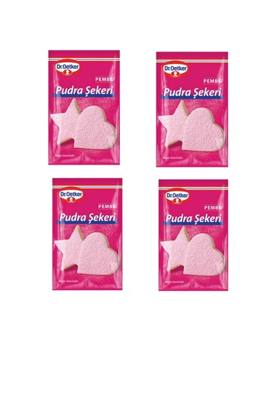 Dr. Oetker Pembe Pudra Şekeri 15 G X 5 Paket - 1