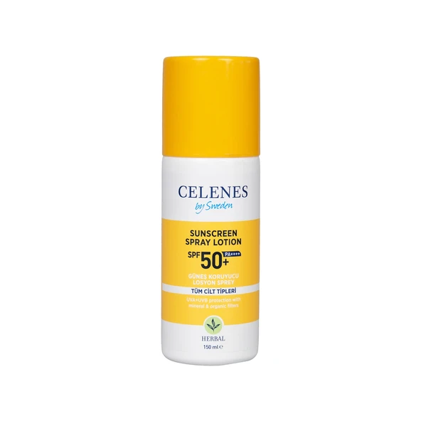 Celenes Herbal Güneş Koruyucu Losyon Spray 50 Spf 150Ml