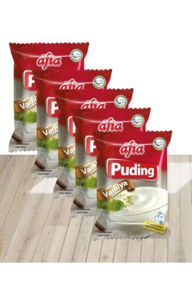 Afia Vanilyalı Puding 125 Gr 5 Adet