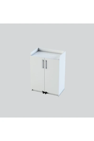 %100 MDFLAM Mutfak Kiler Dolabı Beyaz Mk-08 - 4
