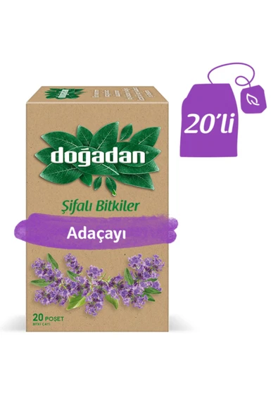 Doğadan Adaçayı 20 Li Poşet X 3 Adet - 2