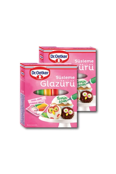 Dr. Oetker Süsleme Glazürü 19x4 G X 2 Adet - 1