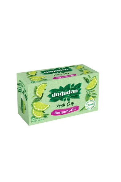 Doğadan DOĞADAN YEŞİL ÇAY BERGAMOTLU 20 Lİ - 2