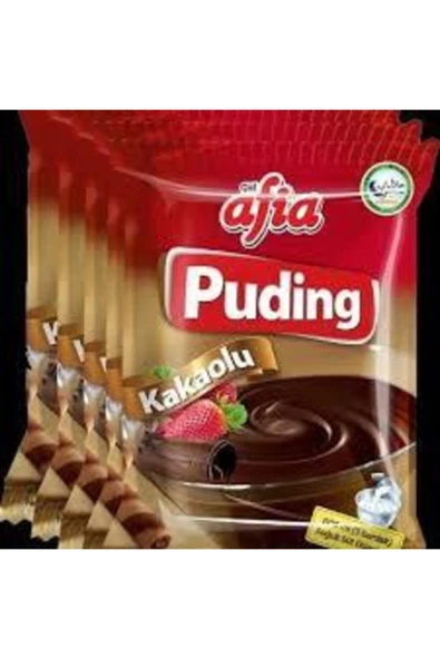 Afia Kakaolu Puding 125 Gr 5 Adet