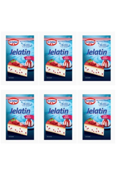 Dr. Oetker Dr Oetker Jelatin 6 Adet ürün görseli
