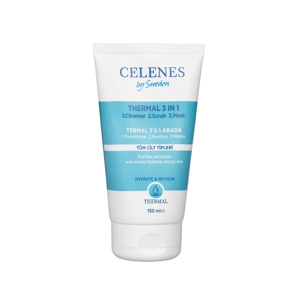 Celenes Thermal 3'İn 1 Peeling Maske 150Ml