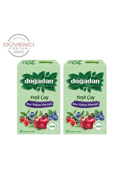 Doğadan Yeşil Çay Nar Yaban Mersini 20'li X 2 Adet - 2