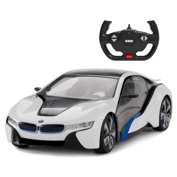 Rastar 1:14 Bmw İ8 Uzaktan Kumandalı Araba Beyaz 2.4 Ghz Işıklı Spor Araba
