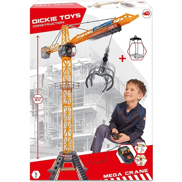 Dickie Hareketli Mega Vinç Kule 120 cm - 5