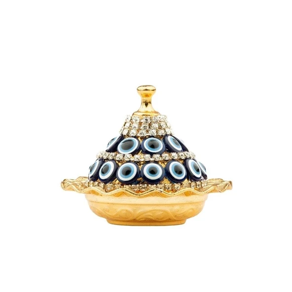 Nazar ve Swarovski Taşlı Mini 6'lı Lokumluk - 2