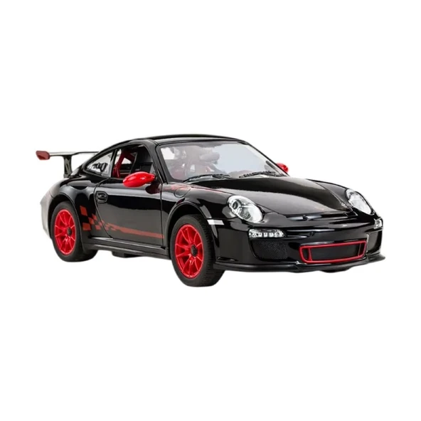 Rastar 1:14 Porsche 911 RS Uzaktan Kumandalı Araba Siyah 2.4 Ghz Işıklı Spor Araba - 3