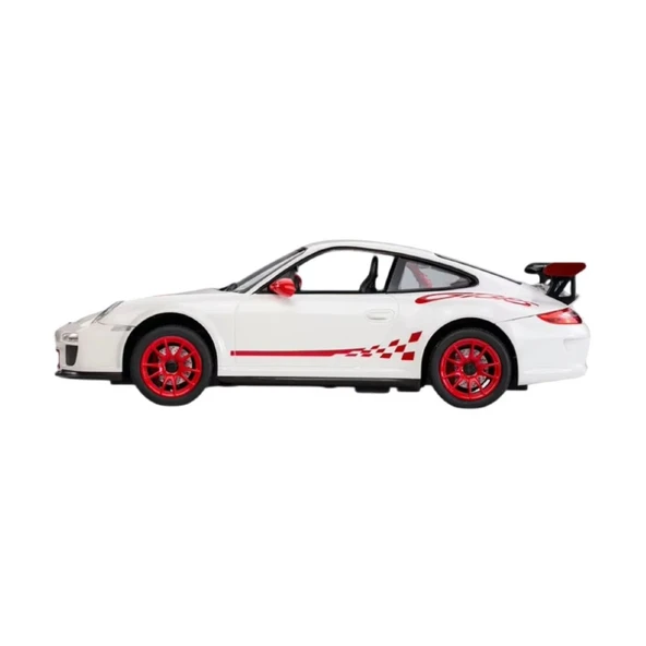 Rastar 1:14 Porsche 911 RS Uzaktan Kumandalı Araba Beyaz 2.4 Ghz Işıklı Spor Araba - 4