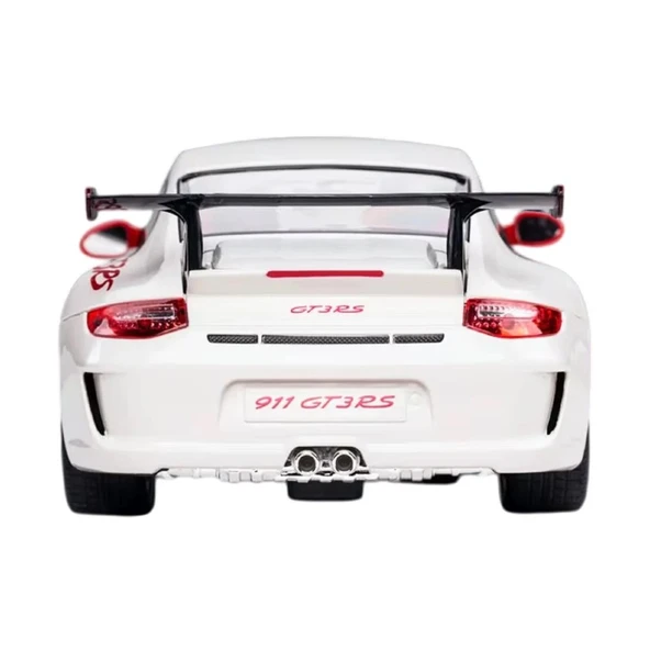 Rastar 1:14 Porsche 911 RS Uzaktan Kumandalı Araba Beyaz 2.4 Ghz Işıklı Spor Araba - 5