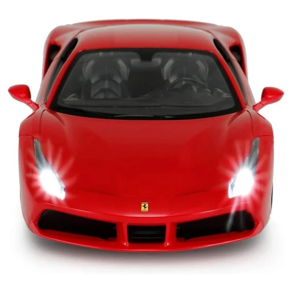 Rastar 1:14 Ferrari 488 GTB Uzaktan Kumandalı Araba Kırmızı 2.4 Ghz Işıklı Spor Araba - 2