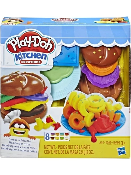 Play Doh Mutfak Atölyesi Hamburger Seti E5112 E5472