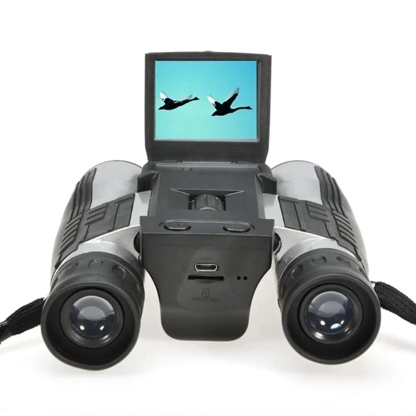12x32 Zoom Dijital Dürbün Teleskop Kamera 5mp Cmos Sensör 2.0 İnc Tft Full Hd 1080 P Dvr Fotoğraf Video Kayıt Usb Dürbün - 7